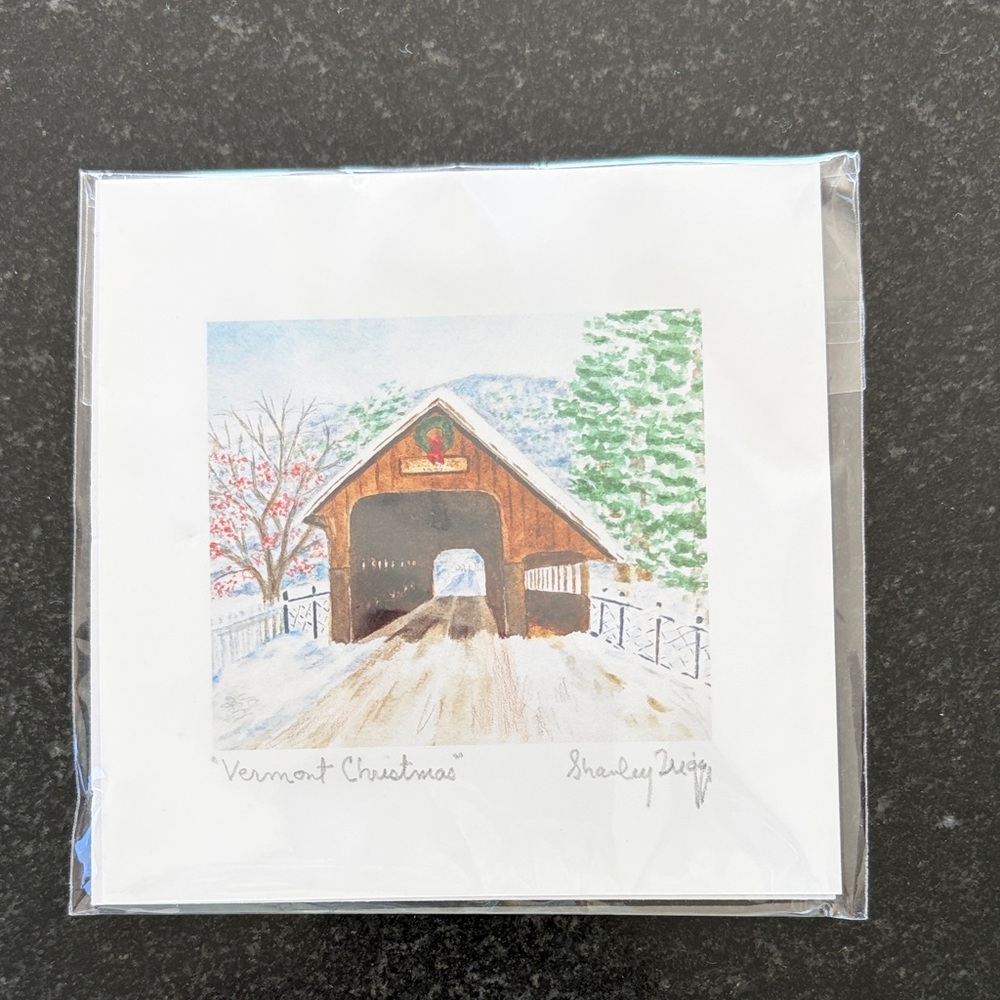 Vermont Christmas Art Print